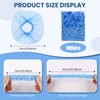 100 Pcs Disposable Shower Caps, Waterproof Shower Cap Essential For
