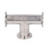 Pipe Tee Fitting 304 Stainless Steel Quick Connect Tube Joint