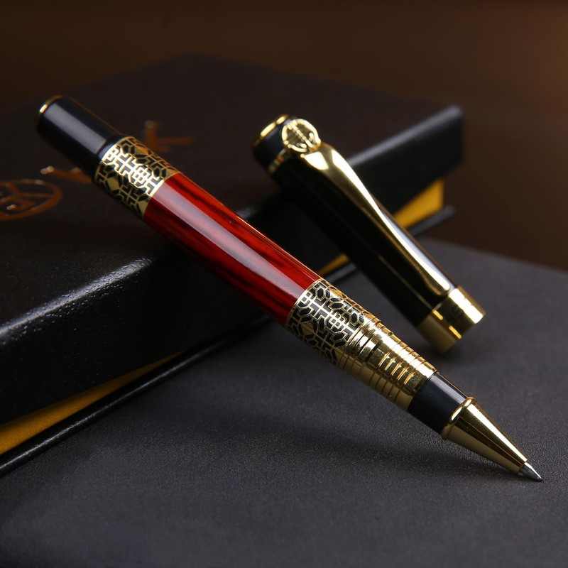 HSK Luxury gift Pen Ballpoint Pens Black Refill,Classical retro style