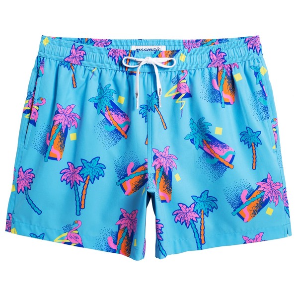MaaMgic Mens 4 Way Stretch Swim Trunks 5.5" with Mesh