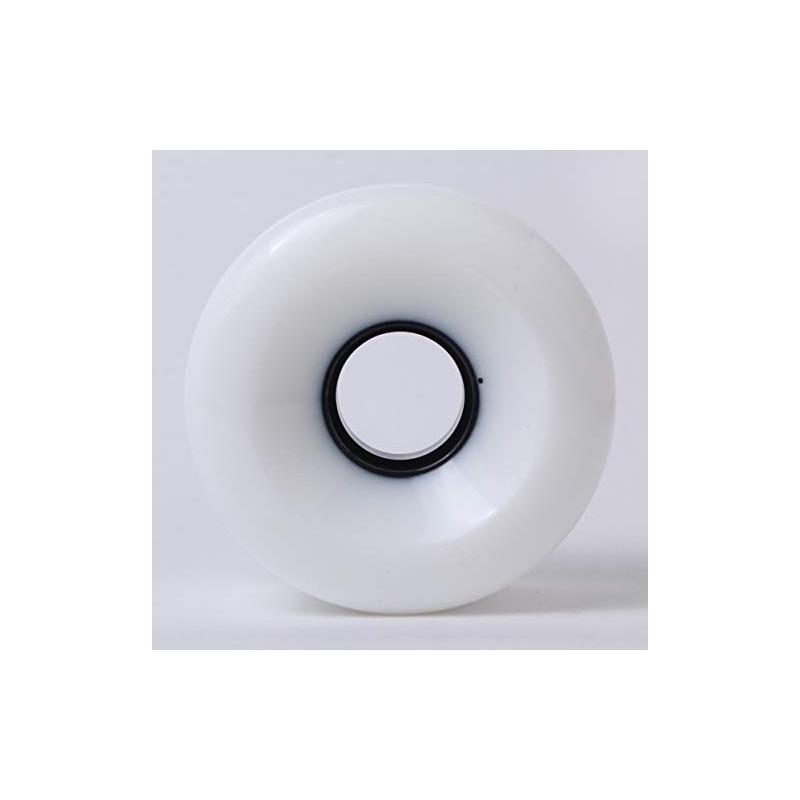 65mm 78a Gel Soft Longboard Wheels (Blank White)