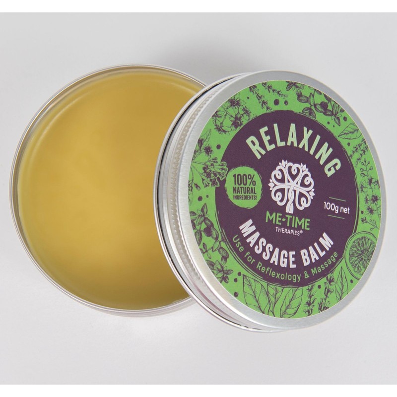 Me Time Massage Balm (Relaxing) Reflexology Balm (Lavender, Bergamot &