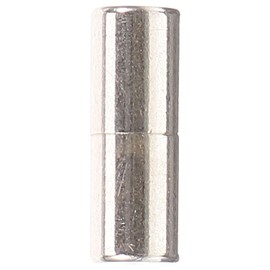 EXCEART Cierres MagnéTicos De Plata S925 Para Pulseras Y Collares, Broche De Tornillo Redondo Para Joyería Diy, Conector De Extremo De Cadena, Ligero Y Seguro, FáCil De Usar, 1.1 * 0.3 * 0.3cm, 3g