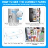 [2 PACK] UPGRADED 242126602 Refrigerator Door Bin Shelf Replacement For