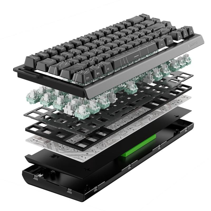 ATTACK SHARK X68 HE Wired Gaming Keyboard, Mechanical Keyboard, Computer