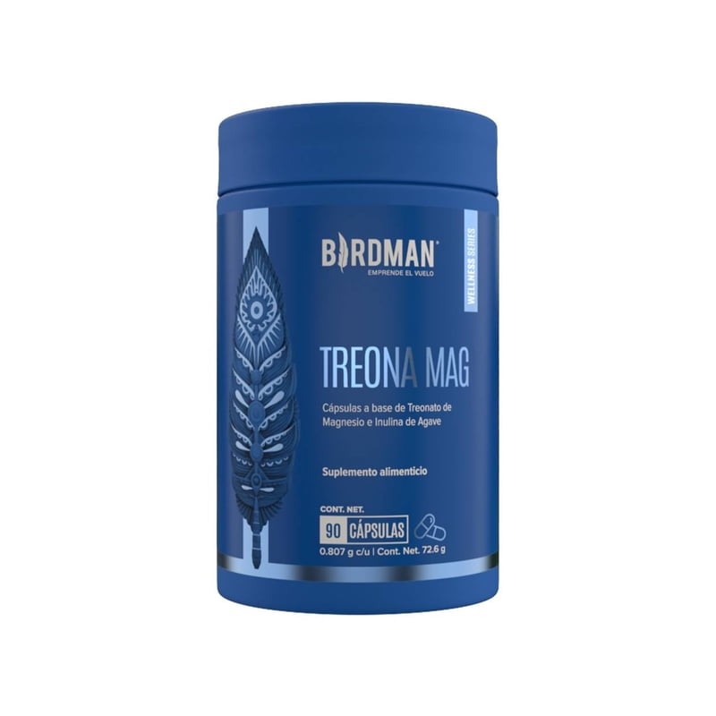 Suplemento Alimenticio Birdman Citrato de Magnesio 120 Cap