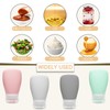 4Pcs Squeeze Salad Dressing Bottles, XJMWXHFC Mini Sauce Condiment Bottles,
