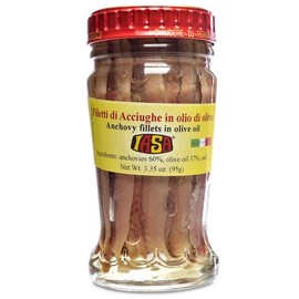 The Pasta Shop, Italian Anchovy Fillets in Olive Oil, 3.35 oz.
