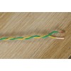 Green & Yellow Twisted Pair Wire 20 AWG / 0.5mm²
