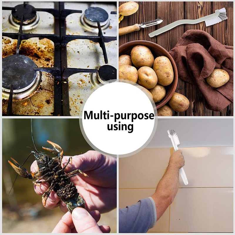 DABOBOTOOL4 Pieces Cleaning Brush Small Scrub Brush for Cleaning Bottle