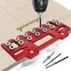 Cabinet Handle Pitch Hardware Jig Kit Woodworking Drawer Door Jig