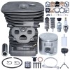 For Husqvarna 47mm Cylinder Piston Carb Kit For Husqvarna 460,