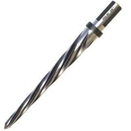 MACXCOIP 3/8" Bridge Construction Reamer, M2 HSS Taper Chucking Reamer Drill Bit with 5-Spiral Flutes Design for Steel, Alloy, Aluminum, Wood and Plastic