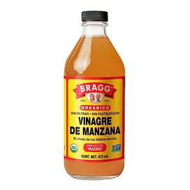 BRAGG Vinagre De Manzana Gourmet Orgánico Sin Filtrar Sin Pasteurizar Con "La Madre" 473 ml