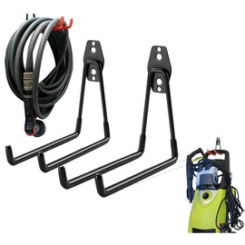 2Pcs Electric Pressure Washer Wall Mount Hanger, Electric Pressure Washer Hanger, Wall Mount Electric Pressure Washer, Perfect for Garden Wall Tools Organizers and Storage, No Pressure Washer