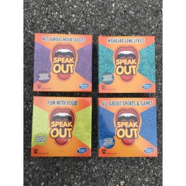 Hasbro Games Speak Out 4 Expansion Packs Misheard Song Lyrics All About Sports Fun With Food