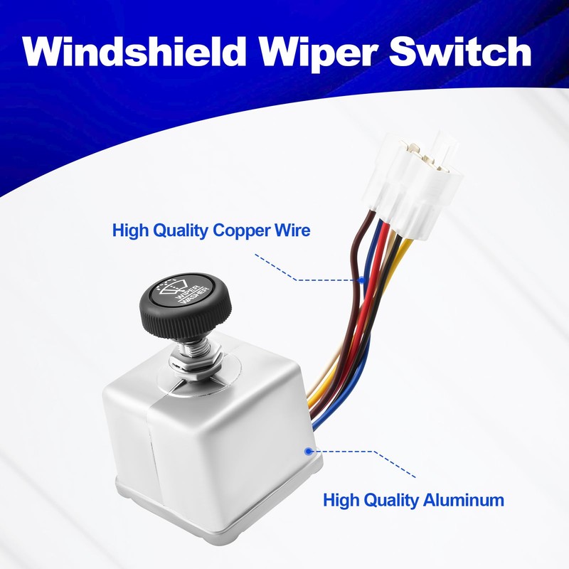 Windshield Wiper Switch Compatible with Kenworth Automann Paccar Cole Hersee