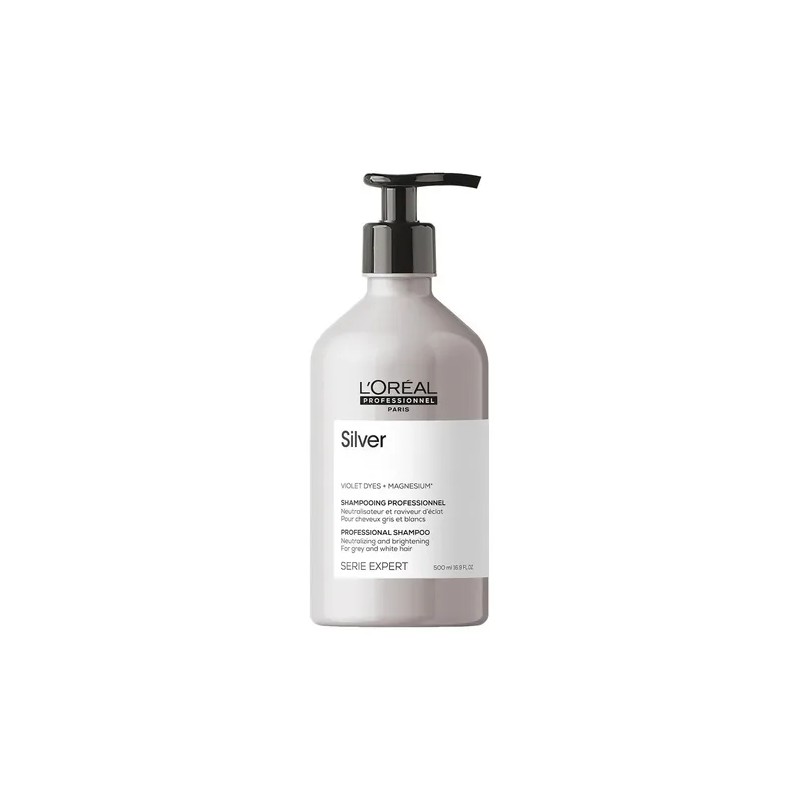 Shampoo Cuidado Canas LOréal Professionnel Silver 500ml