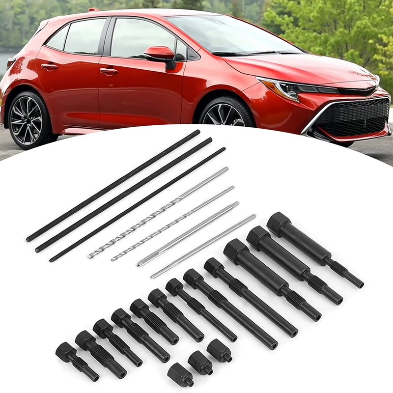 22PCS Glow Plug Remover Set, Spark Plug Extractor Glow Plug