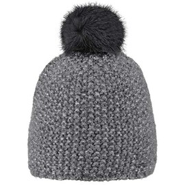 Barts Baby Girls' Ymaja Beret, Grey (Dark Heather 19), One Size