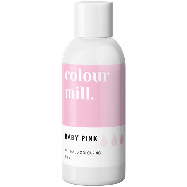 Colour Mill Oil-Based Food Coloring, 100 Milliliters Baby Pink