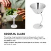 150ml Stainless Steel Martini Cocktail Glass Copper Plated Metal Wine