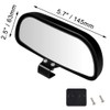 Esreake 2PCS Large 5.7" Adjustable Mounted Blind Spot Mirror Fix