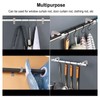 6PCS Curtain Rod Brackets Iron Adjustable Window Curtain Rod Support