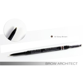 Makki 's Brow-Architect Eyebrow Definer Pencil with Brush 02 Grey Brown