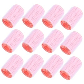 Minkissy 12pcs Hair Rollers Jumbo Rollers Clips Heated Hair Curler Styling Tools for Women Dressing for
