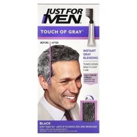 Touch of Gray®, T-55 negro, kit de color de cabello de una sola aplicación