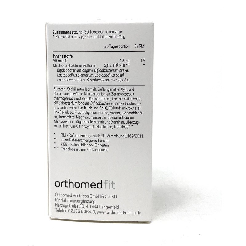 Orthomed Fit Pro-Junior 30 Chewable Tablets (21 g)