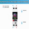 Contatore energia elettrica wifi misuratore di consumo elettrico tuya smart