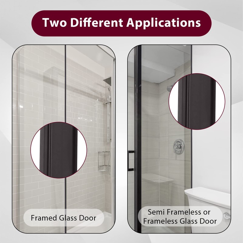 Shower Door Magnetic Strip, Flexible Magnetic Strip Shower Insert Replacement