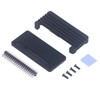 Aluminum Alloy Cooling Case Acrylic Bottom Shell Passive Cooling Enclosure