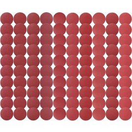 Unbranded 200pcs 6 in PSA Adhesive Sanding Disc 60-1000 Grit DA Sander Sandpaper Sticky