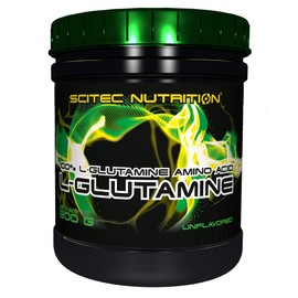 Scitec Nutrition 100% L-Glutamine Amino Acid Powder - 300g, Unflavoured