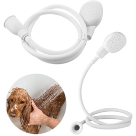 2PCS Single Tap Shower Attachment,for Bath Shower Hose for Kitchen Sink,Multi-Purpose Sink Shower Attachment, for Pet Bathing, Hair Washing, Floor Cleaning | 130cm Long