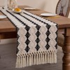 Gxfctys Table Runner, Modern Farmhouse Table Runner, Black and Beige