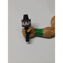 3 Custom WWE Raw Microphone For Figures