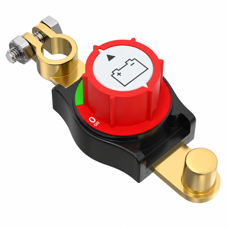 Top Post Battery Disconnect Switch for 12–48V Systems – 250A