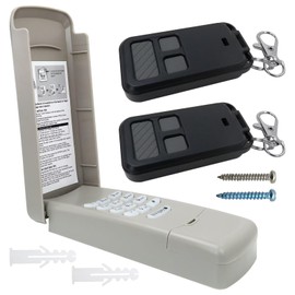 New DEARCOOL 1x 877MAX Garage Door Opener Keypad with 2X 893MAX Remote for Craftsman 139.53753, 139.18191 with Purple 2005-2014 315MHz