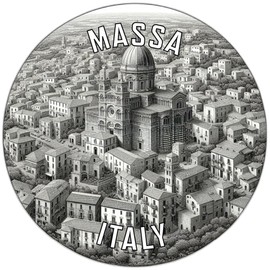 Massa Italy Mementos Souvenir Vinyl Decal Sticker 3-Inch
