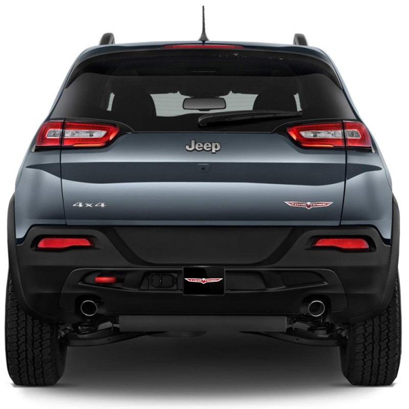 iPick Image for Jeep Trailhawk UV Graphic Black ABS Plastic