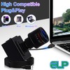 Cámara USB con lente varifocal Full HD 2448P USB Webcam