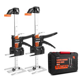 XOOL 2 Pack Labor Saving Arm Jack, 14" Construction Jack, Multifunctional Furniture Jack Lift for Adjustment Lifting Device Cabinets, Wall Tile Height Adjuster Handheld Tool