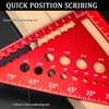 Speed Square, 7inch Metric Triangle Ruler, Triangle Ruler with 14