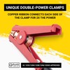 Spartan Power Heavy Duty Jumper Cables with Alligator Clips, 100%