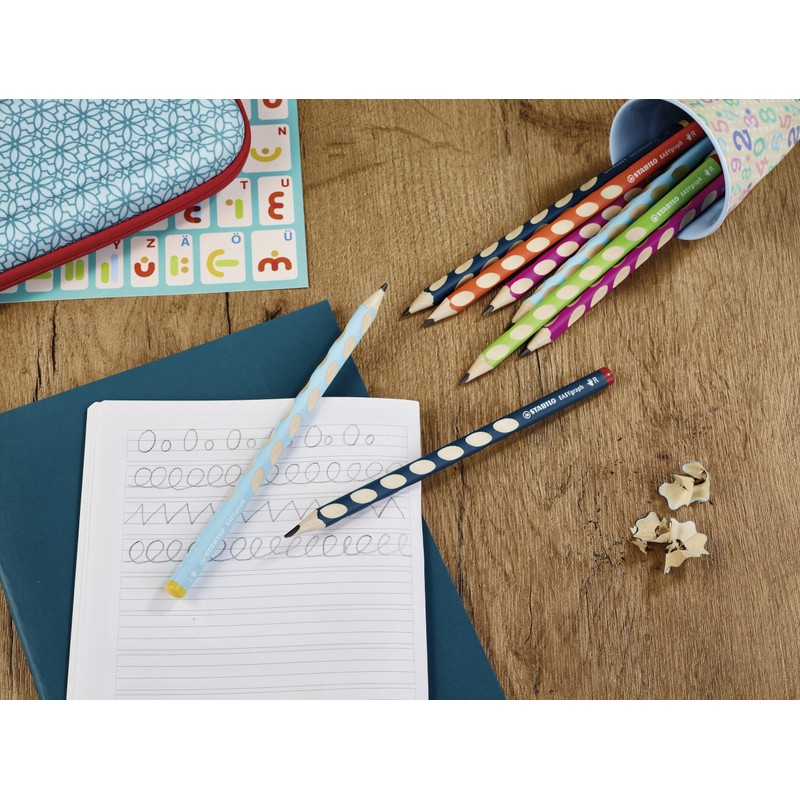 Handwriting Pencil - STABILO EASYgraph - Right Handed - Pink