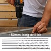 5PCS Long Wood Drill Bits 150mm - HSS Twist Drill